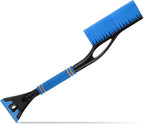 Baderke Snow Brush and Ice Scrapers for Car Windshield Detachable Window Snow Scrapers and Brush with Ergonomic Foam Grip Ice Removal Tool for Cars, Trucks, Suvs(Blue)