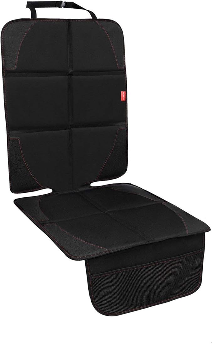 Car Seat Protector for Child, Baby, Pets -1 Pack car seat Cover with Thick Padding- Waterproof Universal Size with Mesh Pocke