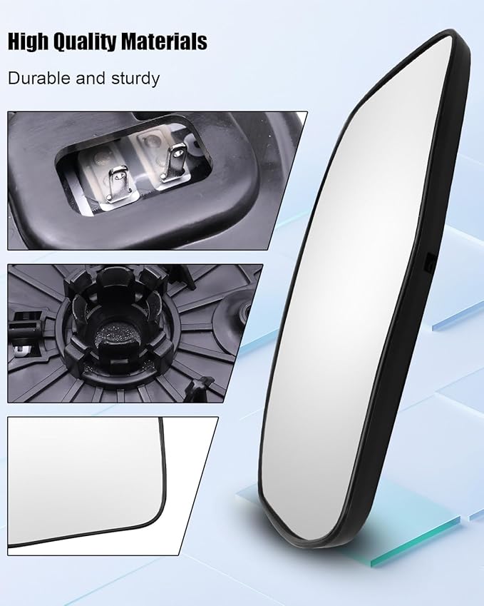 Driver Side Heated Mirror Glass Fit for Honda CR-V CRV 2023-2025 EX EX-L LX Sport Touring Turbo Hybrid-Sport, Left Rear View Mirror Glass, Quickly Defogging to Maintain Clear Visibility