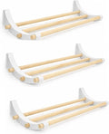 PEGGY Pegboard Accessory Hook and Dowel Organizer Storage for Tape, Steel Wire Spools, Ribbon, Crafts, Hobby, 12” kit (3PK Wh