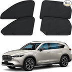ZATOOTO Car Window Shades for CX-5 2017-2024, 4 Pcs Magnetic Car Window Covers - 100% Block Light Privacy Curtains, Side Window Sun Shade for Baby Breastfeeding, Sleeping, Camping