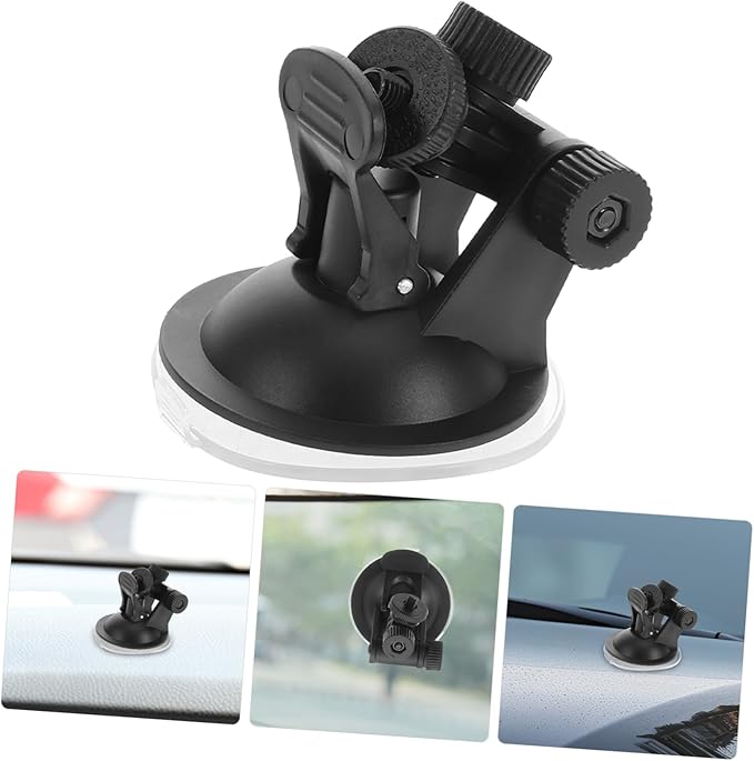 Angoily Vehicle Camera Cup Mount Screw Dashcam Holder for Windshield and Dashboard Use Design