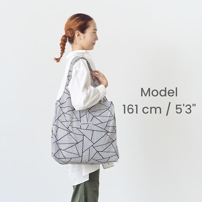 Compact Reusable Grocery Tote Bag – Lightweight, Foldable & Packable Shopping Bag for Travel