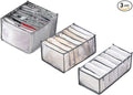 3PCS Wardrobe Clothes Organizer - Foldable Closet Drawer Organizer for Clothes, Portable Closet Organizers and Storage Bins, 