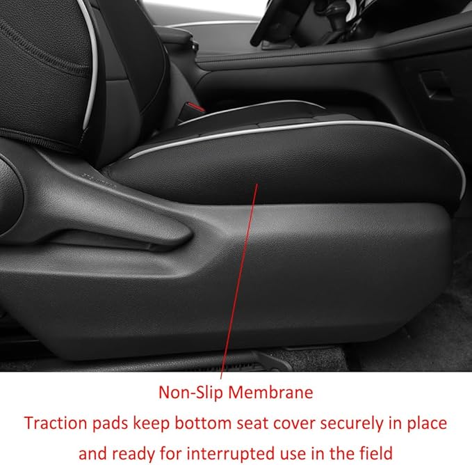 EKR Sienna Seat Covers for 2021 2022 2023 2024 2025 2026 Toyota Sienna LE, XLE,8 Seats,2nd Row 4/2/4 Split,Waterproof Seat Co