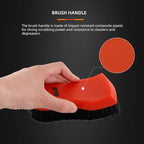 SPTA 3Pcs Car Detailing Brush Kit, Leather & Textile Interior Brush, Comfortable Grip and Scratch-Free Cleaning for Dashboard