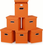 Closet Organizers Fabric Storage Bins With Lids Collapsible Cube Storage Organizer Basket With Handles,Storage Boxes for Clot