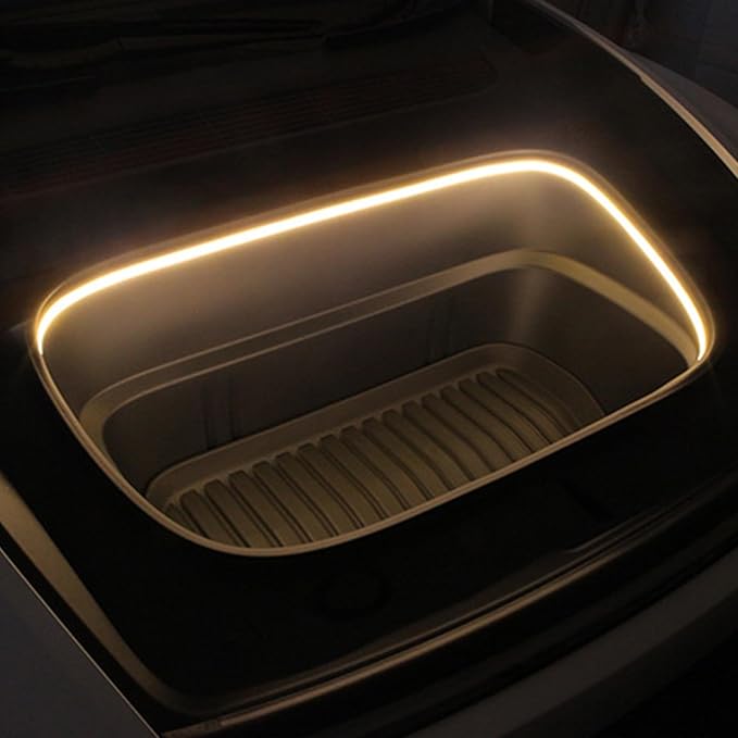 8FT Frunk LED Light Strip for Model Y Juniper 2025+ and Model Y 2021-2024, Front Trunk Flexible Silicone Interior Lighting Bar, Modification LED Strip Ambient Lights