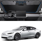Spigen CryoShade Front Windshield Sunshade for All Tesla Model S 2025/24/23 (2012 to Current)
