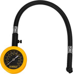DEWALT Analog Dial Pressure Gauge w/Bleeder Valve, 12-Inch Hose & Swivel Chuck (DXCM032-0149)