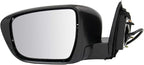 TRQ Driver & Passenger Side Power Mirror Set Paint to Match Manual Folding Compatible with 2017-2021 Nissan Rogue Sport NI132