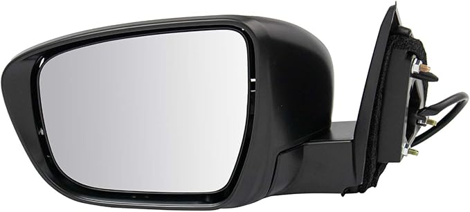 TRQ Driver & Passenger Side Power Mirror Set Paint to Match Manual Folding Compatible with 2017-2021 Nissan Rogue Sport NI132
