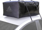 Voyager 10 Cubic Feet Waterproof Rooftop Cargo Roof Bag, No Roof Rack Needed UV-Protected PVC Semi-Coated Mesh, Welded Seams, Water Seal Zipper 36" L x 30" W x 16" H