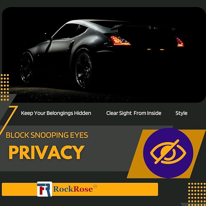 RockRose 20% Car Window Tint 36 in x 100FT 1PLY Carbon Charcoal Privacy Film Heat, UV, and IRR Block Tint for Cars or Home Adhesive Film Easy Shrink, Plotter Friendly Pro Grade
