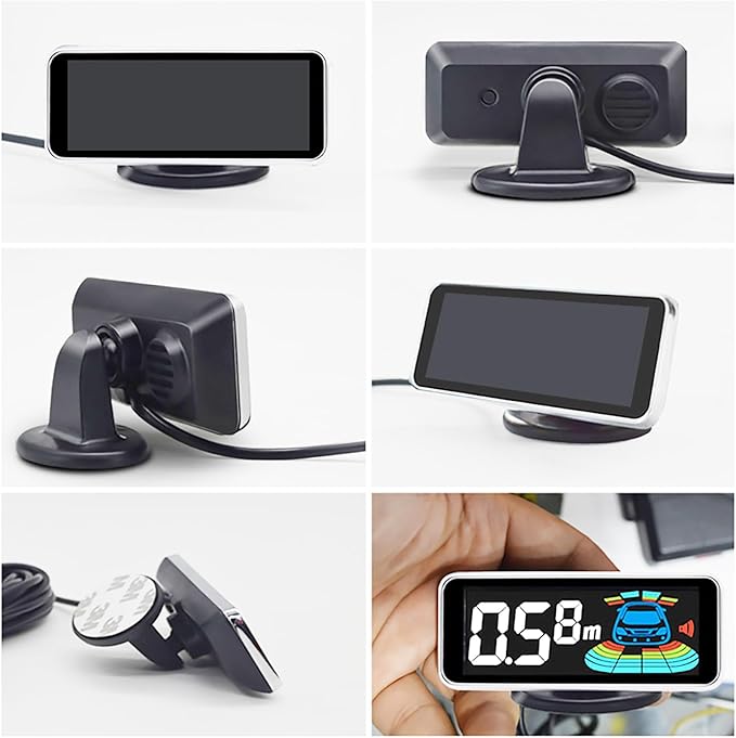 Car 8 Parking Sensors Kit Assist System Reverse Front and Rear Reverse Radar parktronic Auto Electronics Vehicle Back Assista