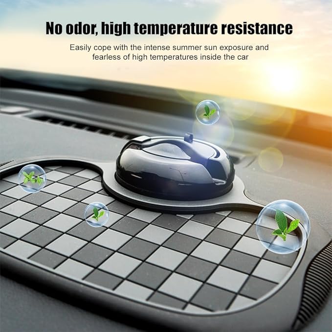 Multifunctional Car Dashboard Phone Holder Gery Car Anti Slip Mat Phone Holder for Sunglasses Storage Multi Function Interior