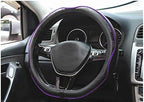 Mayco Bell Flat Bottom Steering Wheel Cover Anti-Slip,Safety,Soft,Breathable,Durable,Full Surround,Comfortable Grip Microfibe