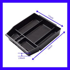 2024 2025 F150 Console Tray Center Console Organizer Tray for 2025 2022 2023 2024 Ford F150 Raptor Center Armrest Storage Box for Ford F150 2022 Accessories Armrest Storage Box((See Picture 2 & 3))