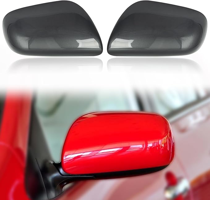 Car Rearview Mirror Cover Cap Housing Protective Cover for Exterior Mirrors Fit for Toyota Corolla 2007-2013（Cannot fit LE Model） 87915-02910 87945-02910 (Gray, Left Driver Side)
