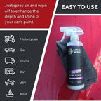 Nano Bond Hydrophobic Spray Ceramic Detailer - SiO2 Coating for Cars, RVs, Boats, Motorcycles, & ATVs, Headlight Restoration 