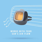 Febreze Car Odor-Eliminating Air Freshener Vent Clip with Gain Scent, Moonlight Breeze, 2 count