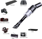 Portable Mini Car Vacuum Cleaner, High Power Cordless(400g) Handheld Rechargeable Vacuum Cleaner for Desk V06