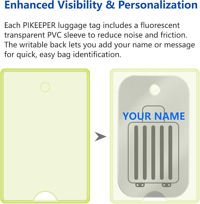 Smart QR Code Luggage Tags - Show Location When Scanned, Customizable Info with Privacy Protection, 4-Pack Waterproof & Durab