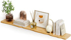 Floating Shelves for Wall Rustic Farmhouse 55 Inch Floating Shelf Bathroom Wooden Shelves for Wall Mounted Live Edge Pine She