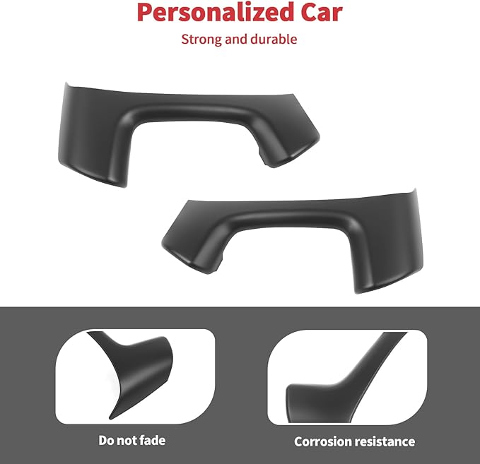 Linskip Steering Wheel Trim Covers Compatible with Avalanche/Suburban/Tahoe/Traverse/Silverado 1500 2500HD 3500HD & Yukon/Sierra & Cadillac Escalade 2007-2013 Matte Black Interior Accessories