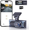 4K Dash Cam Front, WiFi Dash Camera for Cars, Mini Dashcam with Super Night Vision,1.97 Inch Screen, Loop Recording, G-Sensor