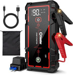 5000A Jump Starter Car Jumper Starter Portable Battery Booster Pack Jump Box with LED Display, LED Light and Jumper