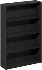 Furinno Basic Book Shelf, 4-Tier Bookcase with Open Shelf, Bookshelf, Cube Storage Organizer, 6 x 24 x 35, for Living Room, B