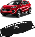 FIILINES Dash Cover for Kia Sportage 2017-2022, Dashboard Mat Cover Sunshade Nonslip Mesh Protector No Glare Sportage Accesso