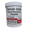 1Lb (453g) 99% Cerium Oxide Glass Polishing Powder (7-9 Um) – Removes: Oil Films, Water Spots, Swirl Marks, Wiper Streaks, Removes Fine Scratches & Deep-Cleans Glass Surfaces.