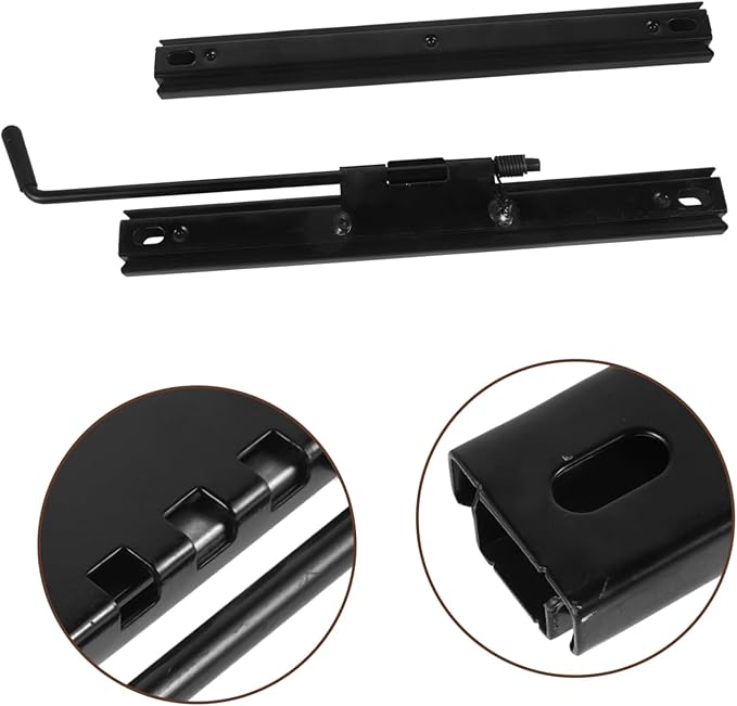 Mobestech 1 Pair Seat Adjuster Seat Sliding Seat Slider Track Car Accessory Universal Seat Sliders Car Seat Mounting Track Seat Mounting Track for Car Seat Bracket Car Seat Slider Car Supply