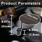 Car Tray for Eating & Laptop Desk - 360° Rotation Birch Wood Cup Holder/Steering Wheel Tray - Portable in-Car Dining & Work Desk, Universal Fit for Most Vehicles