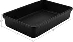 Masirs Interlocking Drawer Organizer Bins, Durable Plastic, Various Sizes for Custom Layout Design, Great for Desk Drawer, To