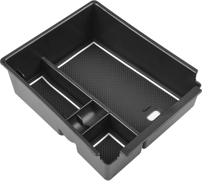 Center Console Organizer Compatible with 2022-2024 Hyundai Tucson & Santa Cruz 2022-2025 Interior Accessories Armrest Storage Box Insert Tray (Not for 2025 Limited/Hybrid/Plug-in Hybrid) White
