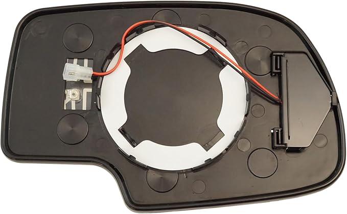 TRQ Driver Side Mirror Glass Heated With Turn Signal Without Auto Dim Compatible with 2003-2006 Cadillac Escalade ESV EXT Che