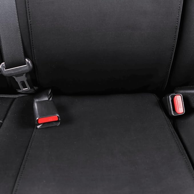 EKR Custom Fit Tacoma Rear Car Seat Covers for Select Toyota Tacoma 2016 2017 2018 2019 2020 2021 2022 2023 Access Cab - Seco