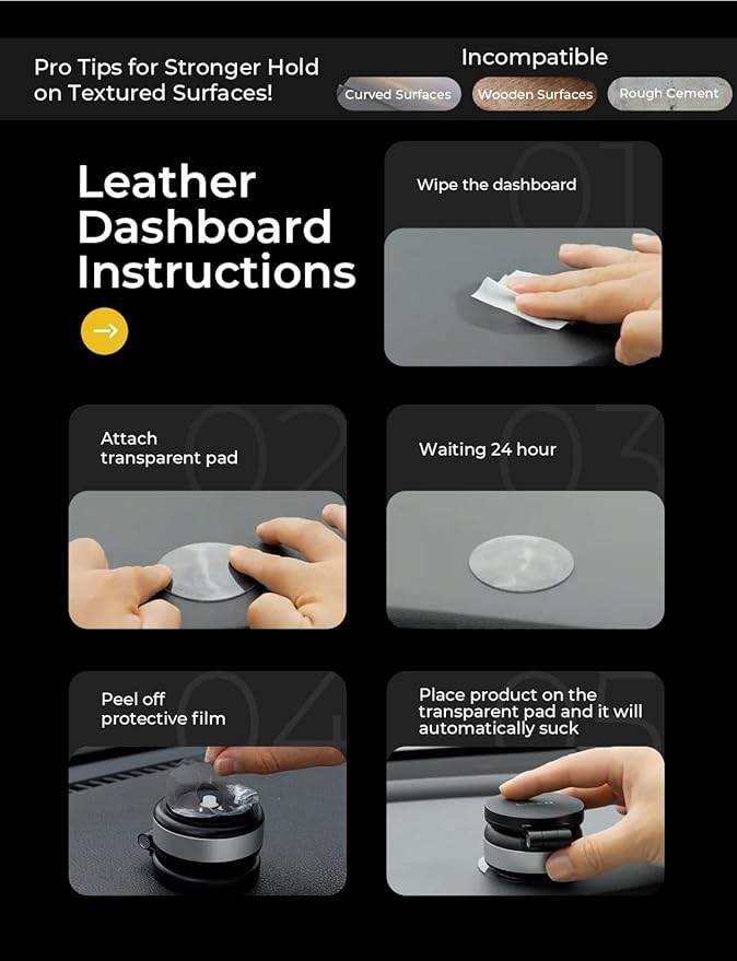 LISEN Electric Suction Cup Phone Mount, Vacuum Electric Suction Cup Phone Mount, for MagSafe Magnetic Suction Mount for iPhone 16/15/14/13/12,Black Kits