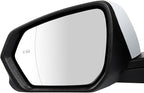 FINDAUTO Side View Mirror Compatible with 2018-2021 For Chevy For Equinox Left Driver Side W/TURN SIGNAL, W/BLIND SPOT DETECT