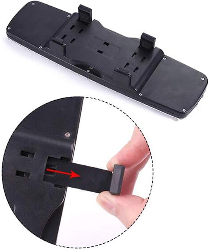 Bling Rhinestone Car Rear View Mirror with Crystal Diamonds Bling Car Accessories for Women-(Blue-1)