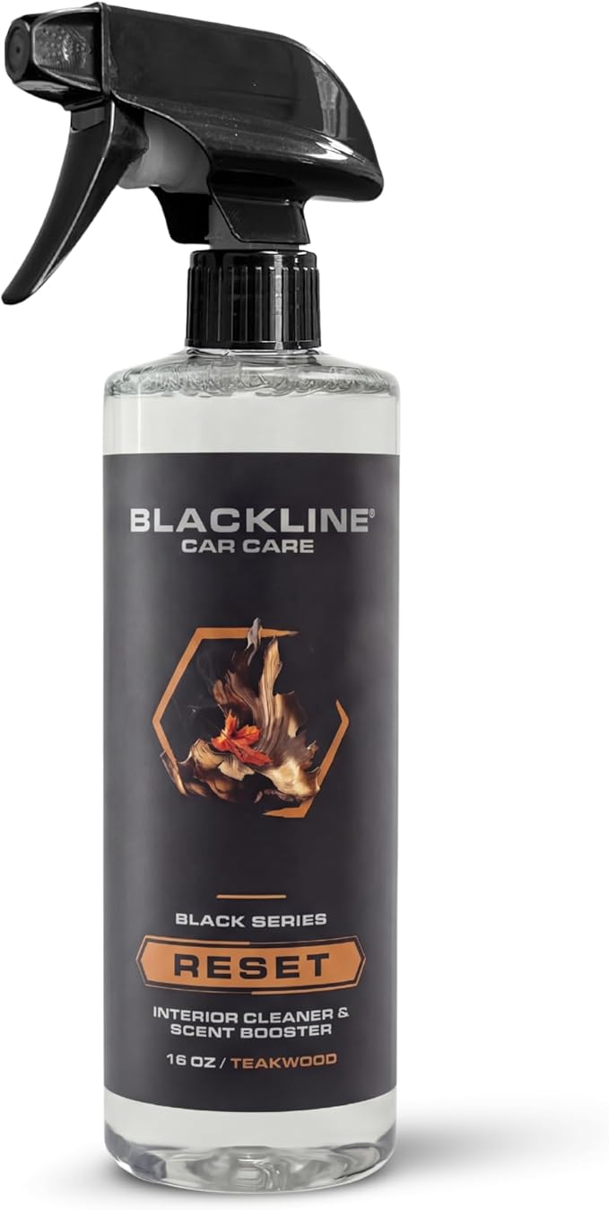 Blackline Luxury Scented Interior Cleaner Reset Deep Cleans & Deodorizes All Surfaces, pH-Neutral High-Foam Formula, Long-Las