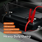 Jumper Cable Clamps Kit for Ridgid 18V Battery Jumper Starter Automotive Booster Cables 6Ft 12AWG Power Tool Line for Car Riding Mower Motorcycle