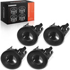 A-Premium 4-PC Rear Inner & Outer Parking Assist Sensor Retainer Bezels Compatible with Chevrolet and GMC Models - Silverado 