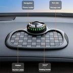 Multifunctional Car Dashboard Phone Holder Gery Car Anti Slip Mat Phone Holder for Sunglasses Storage Multi Function Interior