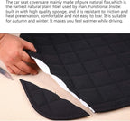 Suninbox Linen Seat Cover for Car,2 Pack Bottom Seat Covers for Trucks, Car Seat Cushion,Pads,Mat,Protector Universal Fit Mos