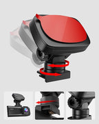REDTIGER 180° Rotatable Adhesive Mount for F7N Series / F17 Dash Cam, Easy Installation, Includes Adhesive Pads and Electrostatic Stickers
