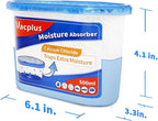 Vacplus Moisture Absorbers 16 Pack, 10.5 Oz, Humidity Absorber Boxes Attracts Extra Moisture from Your Bathroom, Closet,